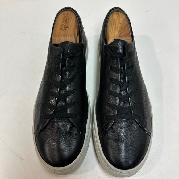 VERY GOOD Paul Green Newport Leather Sneaker Black Calf UK 8.5 / US 10 - Picture 3 of 11